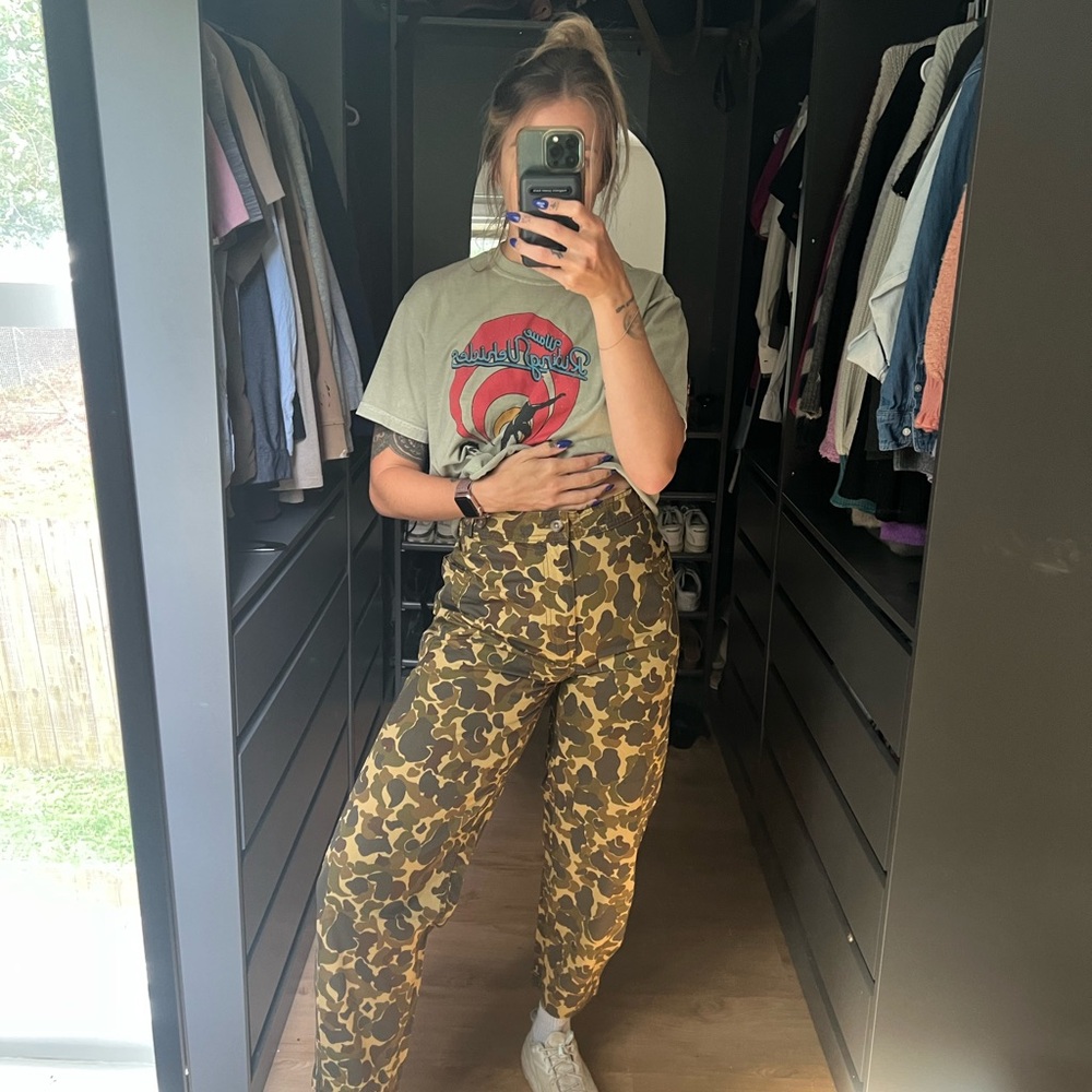 Everlane Women's Fatigue Barrel Camouflage Cargo Pants - Picture 2 of 7